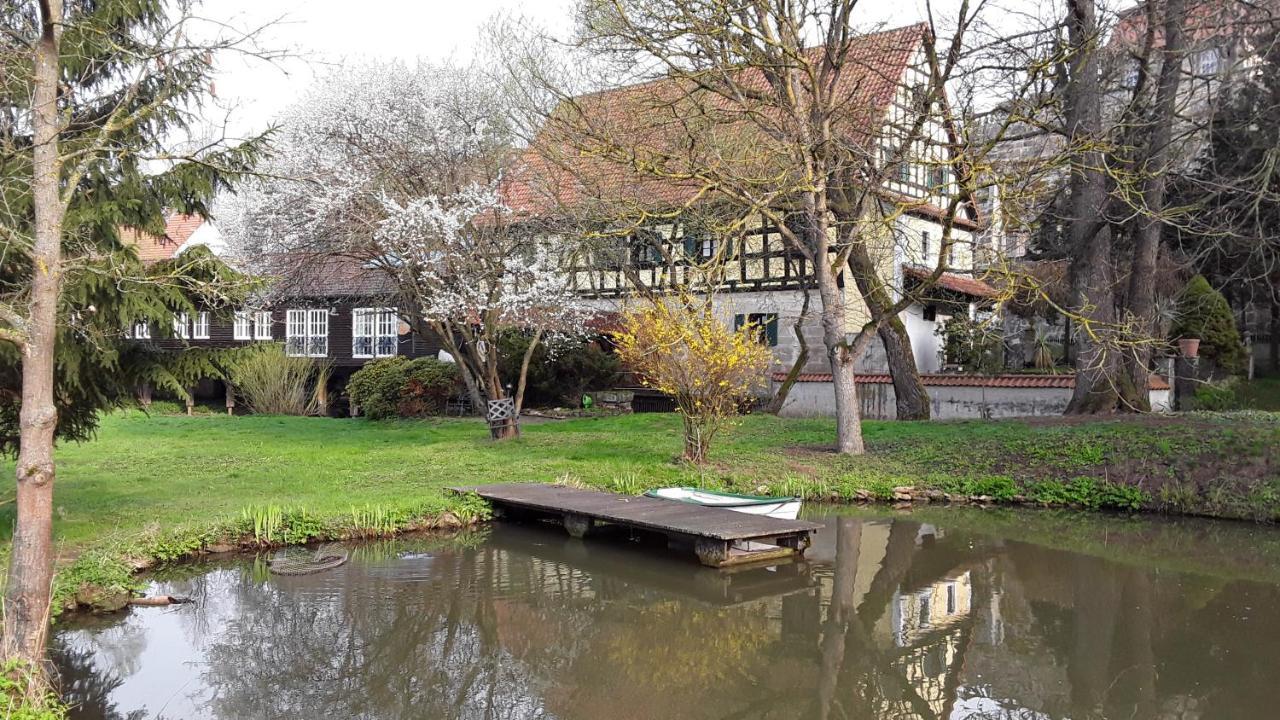 Hotel-Restaurant Bergmuehle Neudrossenfeld Buitenkant foto